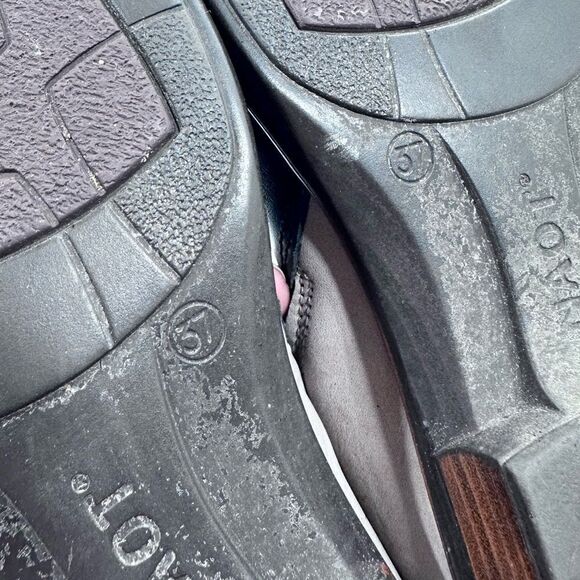 NOAT kamsin black and tan low heel bootie 37 - Picture 11 of 11